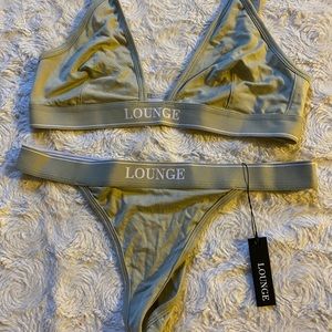 NWT lounge underwear set s+ top, small bottom